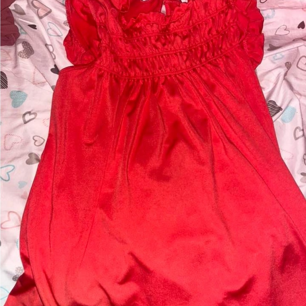 Pink Ruffled Top